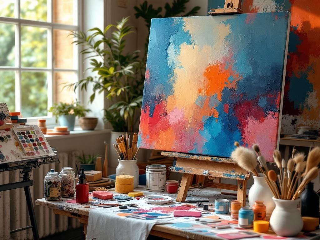 Composition et équilibre : structurer son oeuvre abstraite